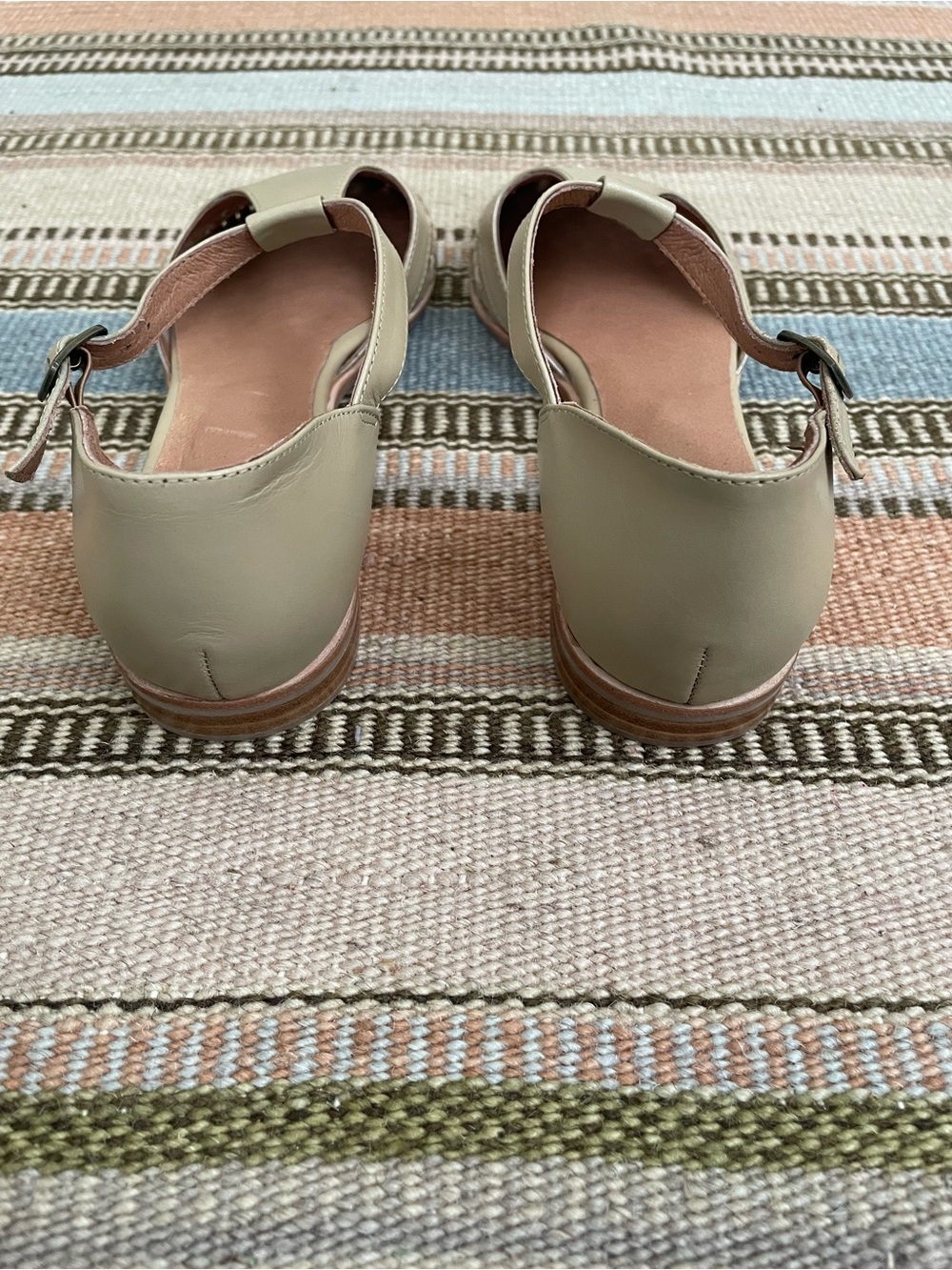 NWOT Vintage by Jeffrey Campbell Tan Brown Flat - Picture 2 of 7